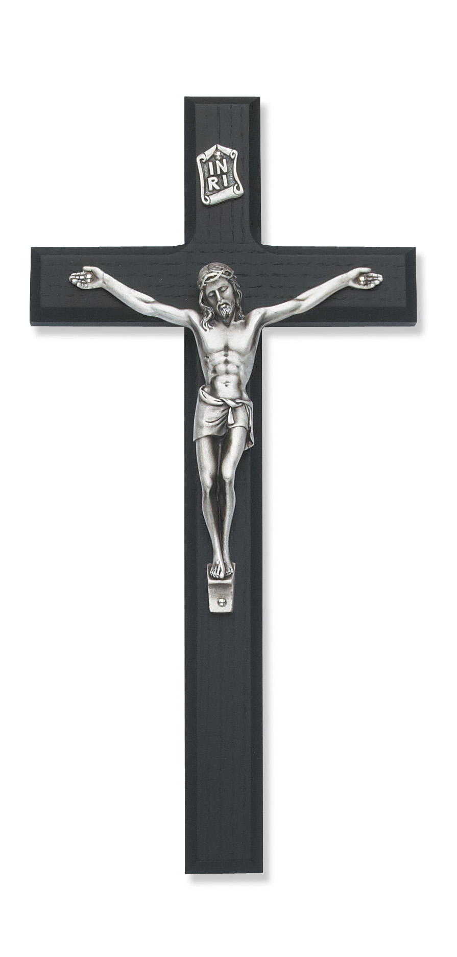 10 In. Black Crucifix – Christianapostles.com