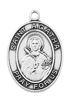 st agatha pendant