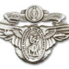 Antique Silver O/L of the Highway Visor Clip