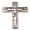 Antique Silver Cursillo Visor Clip