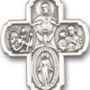 Antique Silver 4-Way Visor Clip