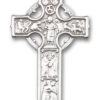 Antique Silver Celtic Cross Visor Clip