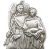 Antique Silver St. Raphael Visor Clip