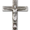 Antique Silver Crucifix Visor Clip