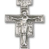 Antique Silver San Damiano Visor Clip