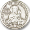 Antique Silver O/L of Czestochowa Visor Clip