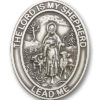 Antique Silver Lord Is My Shepherd Visor Clip