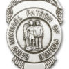 Antique Silver St. Michael / Police Visor Clip