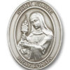 Antique Silver St. Clare Visor Clip