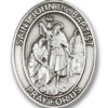 Antique Silver St. John the Baptist Visor Clip