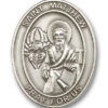 Antique Silver St. Matthew Visor Clip