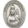Antique Silver O/L of Loretto Visor Clip