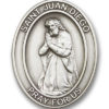 Antique Silver Juan Diego Visor Clip