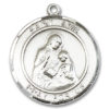 St. Ann Round Medal and Necklace