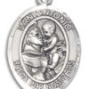 San Antonio Medal and Necklace Spanish