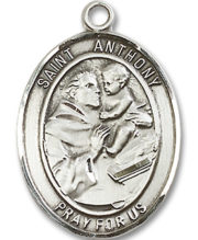 St. Anthony Of Padua Medal and Necklace