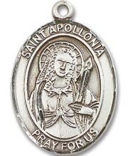 St. Apollonia Medal and Necklace
