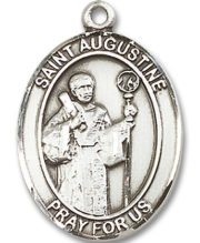 St. Augustine Medal and Necklace