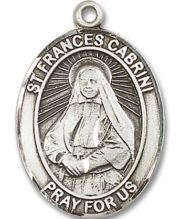 St. Frances Cabrini Medal and Necklace