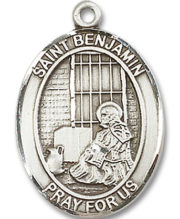St. Benjamin Medal and Necklace