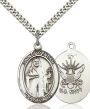 st brendan the navigator -  navy medal
