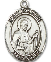 St. Camillus Of Lellis Medal and Necklace