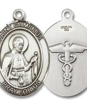 St. Camillus Of Lellis - Nurse Medal and Necklace