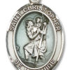 St. Christopher Medal and Necklace