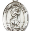 St. Christopher Medal and Necklace