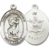 St. Christopher - Army Medal and Necklace