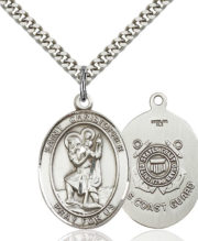 st christopher - coast guard medal