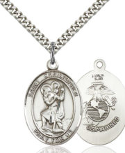 st christopher - marines medal