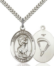 st christopher - paratrooper medal