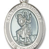St. Christopher Medal and Necklace
