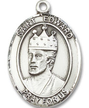 St. Edward The Confessor Medal and Necklace