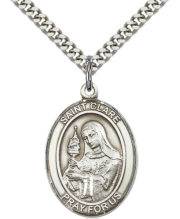 st clare of assisi medal