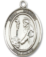 St. Dominic De Guzman Medal and Necklace