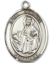 St. Dymphna Medal and Necklace