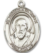 St. Francis De Sales Medal and Necklace