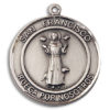 San Francis Of Assisi Round Medal and Necklace Spanish