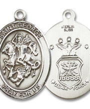 St. George - Air Force Medal and Necklace