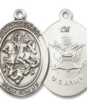 St. George - Army Medal and Necklace