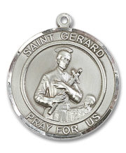 St. Gerard Round Medal and Necklace