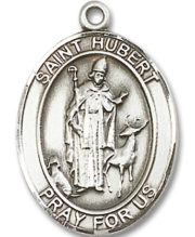 St. Hubert Of Liege Medal and Necklace
