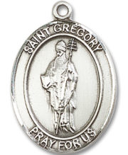 St. Gregory The Great Medal and Necklace