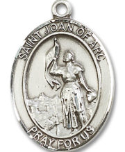 St. Joan Of Arc Medal and Necklace