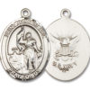 St. Joan Of Arc - Navy Medal and Necklace