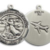 St. Joseph Of Cupertino Round Medal and Necklace