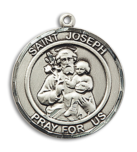 St. Joseph Round Medal and Necklace – christianapostles.com