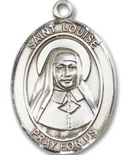St. Louise De Marillac Medal and Necklace